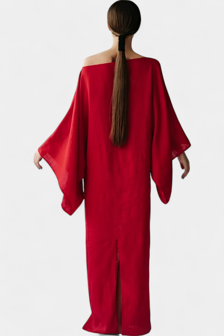 Filipa - Haljina Kimono od Lina i Pamuka s Pojasom