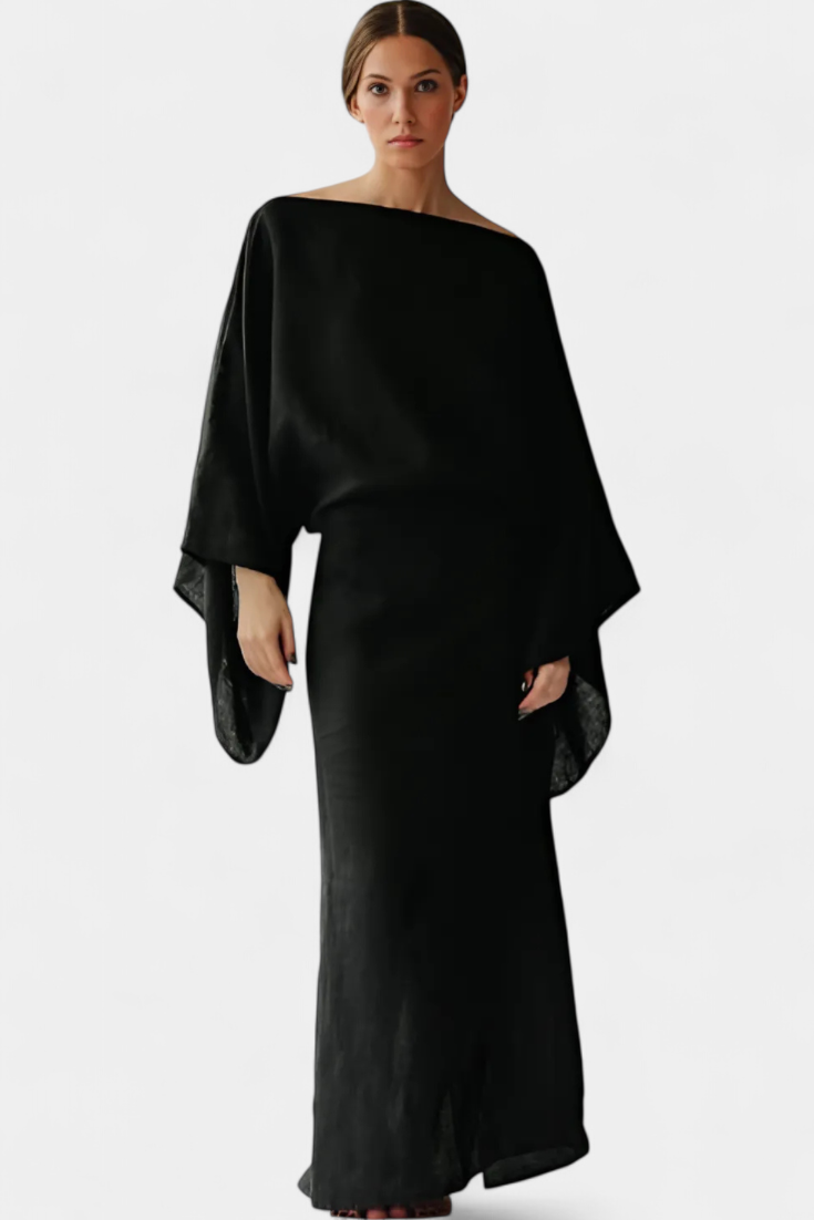 Filipa - Haljina Kimono od Lina i Pamuka s Pojasom
