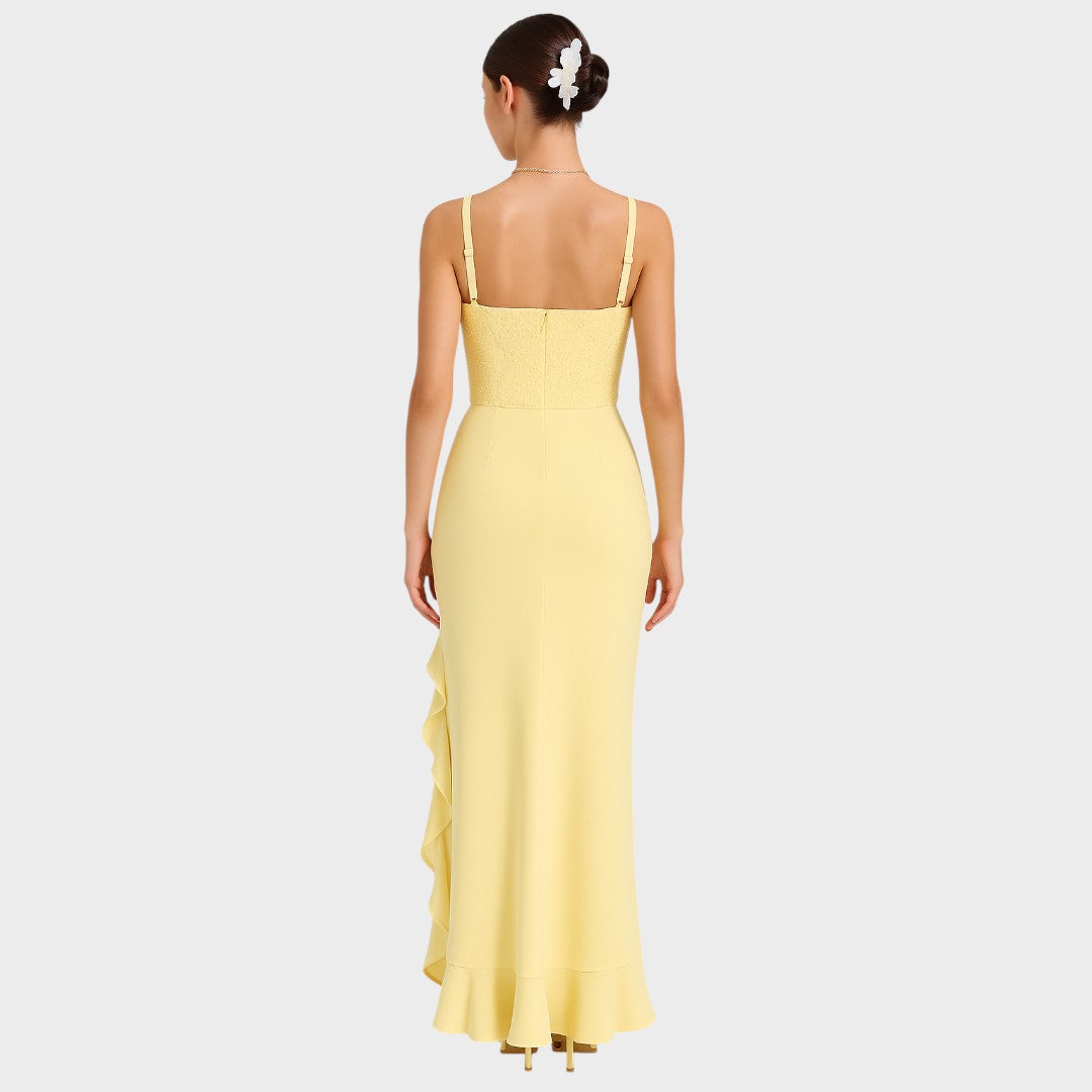 Krista - Elegantna korset haljina s volanima